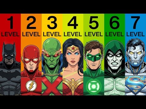 The 7 Levels of Justice League Members Explained (From Human to Omniversal Heroes)