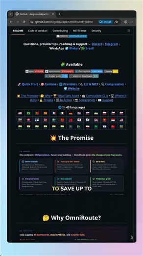 OmniRoute: Free AI Gateway with 268+ Providers in One Endpoint