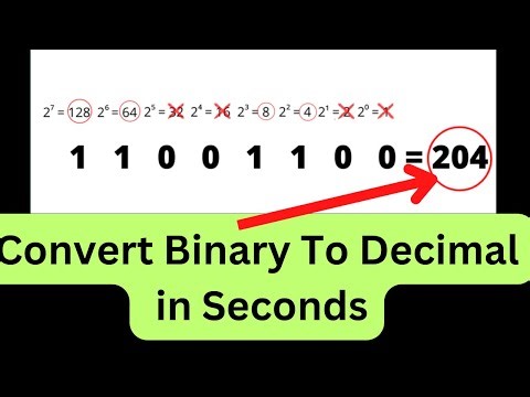 How to Convert Binary to Decimal