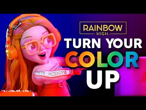 Turn Your Color Up! 🌈 | OFFICIAL Lyric Music Video | Rainbow High