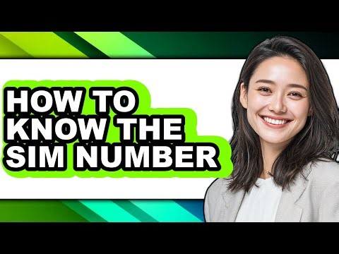 How to Know the Sim Number (only Way)