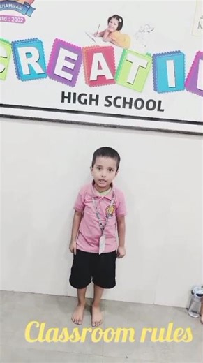 class room rules by ukg kids