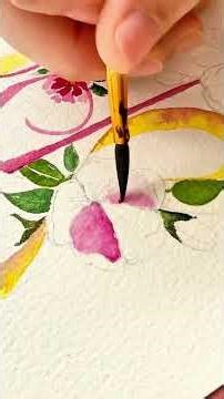 Let's draw spring together. #art #jennyarts #watercolor #painting #spring