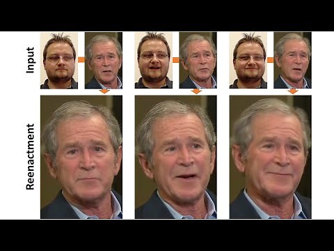 Face2Face: Real-time Face Capture and Reenactment of RGB Videos