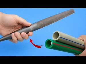 Transform a PVC pipe into a metal file handle in just 3 minutes | Unexpected results