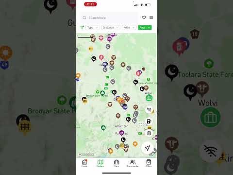How to use our search tools and filters to find the perfect spot on the camps Australia Wide App|