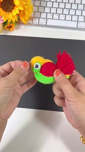 Wool Bird Craft If you have unwanted wool at home, collect it and don't throw it away. Come make a beautiful bird with me. It's very simple and vivid. Come and try it. #parentchildcraft #kindergartencraft #changewasteintotreasure #handmadediy #wasteutilization #kidscrafts #creativecrafts #recyclecrafts #funprojects #easycrafts | paper craft ideas