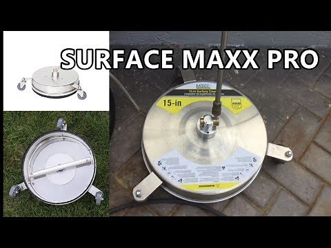 SurfaceMaxx Pro (REVIEW) ROTATING SURFACE CLEANER 4500 PSI for PRESSURE WASHER