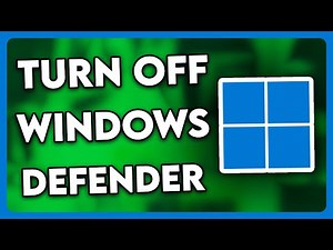 How to Turn Off Windows Defender in Windows 11 (2025)