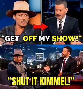 "Say That Again!" — Johnny Depp SHUTS DOWN Jimmy Kimmel DESTROYING on Live TV Full article: https://rb.colofandom.com/t1f9 In a recent episode of Jimmy Kimmel Live!, Johnny Depp made headlines with a memorable appearance that took an unexpected turn. Known for his charismatic presence and sharp wit, Depp didn’t hold back when faced with Kimmel’s playful banter, resulting in a moment that left both the audience and viewers at home in stitches. | Glamorous Living