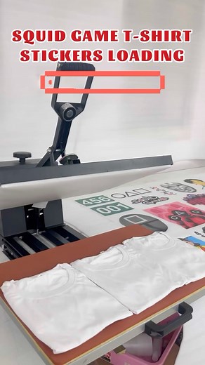 Squid Game Tshirt Stickers…stay tuned #squid #squidgame | Bharti DTF