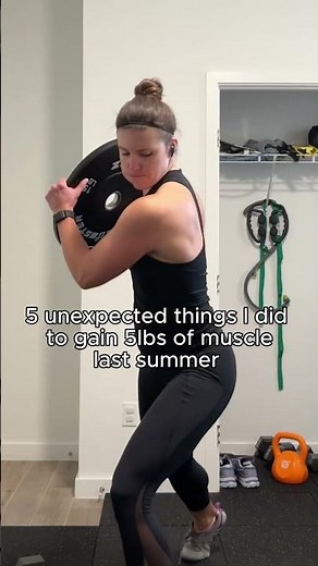 5 UNEXPECTED things I did to gain 5lbs of muscle #musclebuilding #gainz