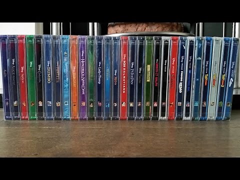 Complete Disney Classic and Pixar Blu-ray Steelbook Exclusive Collection August 2014