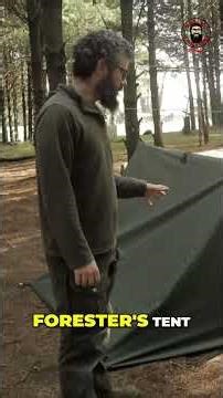 Forester's Tent: Simple, Versatile Setup for Bad Weather! #shorts