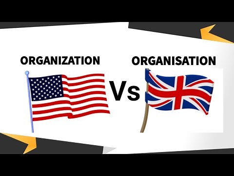 Difference between 'Organisation' and 'Organization'