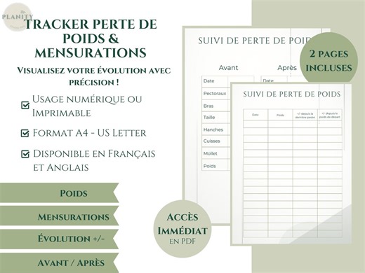 Weight Loss Tracker, Body Measurement Chart, Weight Loss Journal, Progress Tracker, Weight Loss Planner Weight Loss Log, Fitness Tracker PDF - Etsy