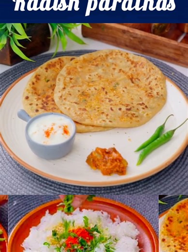 Delicious Radish Parathas Recipe