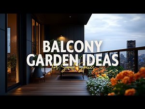 Minimalist Balcony Garden Ideas for Small Spaces 🌿