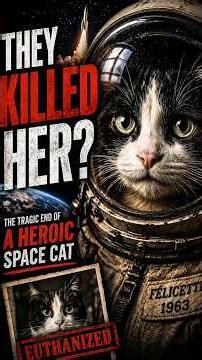 The ONLY Cat Ever Sent to Space… Then They Killed Her 2 Months Later 🚀🐱 #cats #space #catfacts