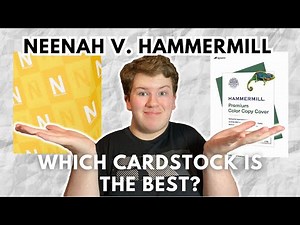 Which Is The BEST Cardstock For CARDMAKING?