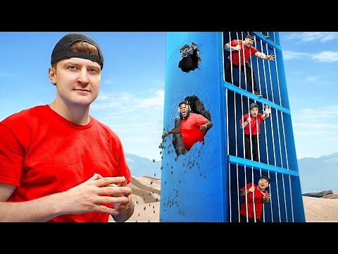 First To Escape The 100 Layer Tower Wins