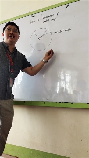 1.9K views · 105 reactions | Degree measures of Central angle #teacher #reels #math #centralangle | Moises Carlos | Facebook