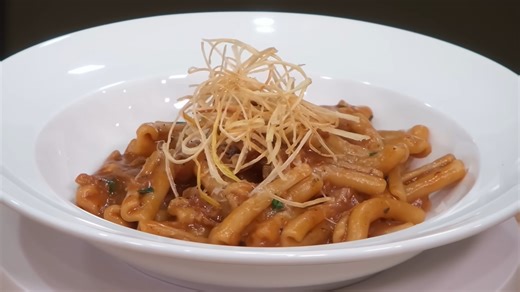 When French onion soup fell into a pasta pot