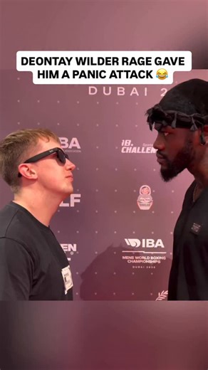 The Ring Couture on Instagram: "Nah Deontay Wilder Caught Him Completely Offguard 😂 This Was Not Part Of The Script 😭 If Me - Bro Woulda Had On The Verge Of Fainting 😅 🎥 @boxing.media . Deontay “The Bronze Bomber” Wilder is an American heavyweight boxing legend and former WBC world heavyweight champion, known for his devastating one-punch knockout power and intimidating presence in the ring. With a long, storied career defined by explosive knockouts and memorable fights, Wilder remains one o