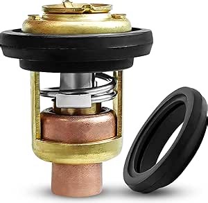 Thermostat with Gaskets Fit for Johnson Evinrude 5-235HP 1959-1995 Outboard Motors Replace 5005440 8330720 777260