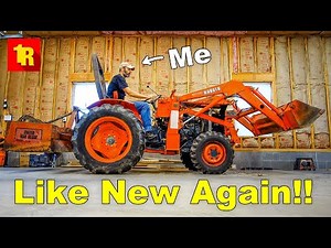 Reviving And DRIVING A 30 Year Old Kubota TRACTOR!!