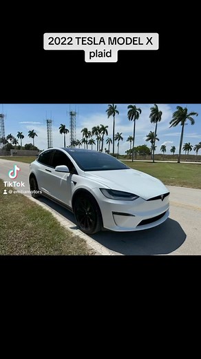 **2022 TESLA MODEL X Plaid**Indulge in the epitome of #luxury and #performance with this #breathtaking #2022 #tesla #model #x #plaid **Factory Options:**- **Pearl White Multi-Coat Exterior:** A stunning finish that turns heads wherever you go.- **Sumptuous Black Leather Interior:** Elegance meets #comfort in this exquisitely crafted cabin.This Model X is more than just like new; it’s perfection embodied. As a local #palmbeach beauty, it has been meticulously cared for and is flawless inside and 