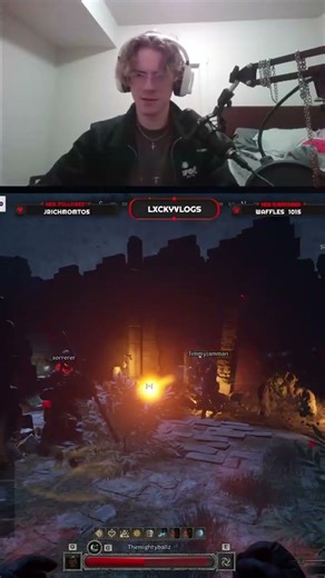 Dying to @SuperBigguhNalls8. Dark and Darker | #lxckyvlogs on #Twitch