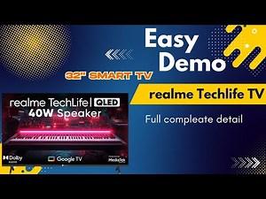 Ultimate realme Techlife Smart TV Demo | Features, Picture Quality & UI"