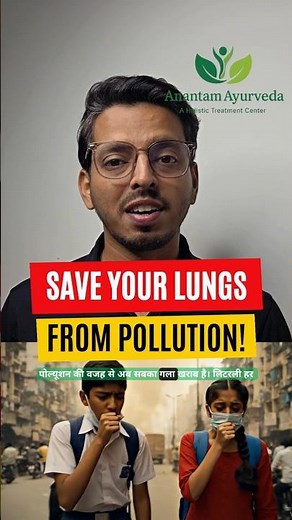 6 Ayurvedic Tips to Survive Air Pollution | Protect Your Lungs Naturally | Winter Health Guide