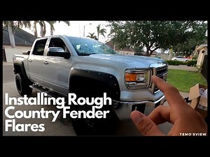 Installing Fender Flares (Rough Country) on my 15 Sierra