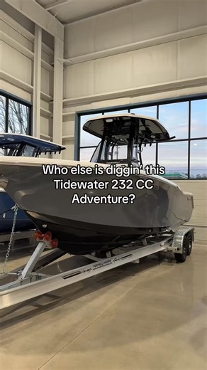 It can’t be just us! 😍 Dream boat status: unlocked. ⚓✨ Meet the 2026 TideWater 232 CC Adventure, where offshore performance meets true luxury. From the yacht-style helm and backlit carbon-fiber dash to the wraparound bow seating with flip-out backrests, this 23-footer is designed to impress the second you step aboard. Powered by a Yamaha F300 Digital with drive-by-wire controls and loaded with premium tech, comfort, and fish-ready features, the 232 CC does it all—smooth rides, serious fishing, 