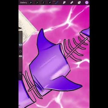 Draw a shark on procreate #procreate #drawing #shark #digitalart