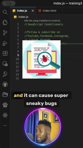 This Tiny JavaScript Mistake Can Break Your Entire Program #webdevelopment #webdesign #shorts