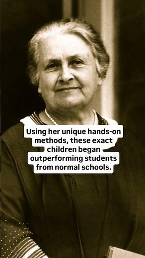 How Dr. Maria Montessori changed education forever. #history #intellectualcuriosity