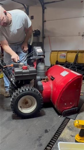 Craftsman Snowblower not starting #shortsvideo #shorts