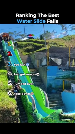 Ranking The Best Water Slide Fails