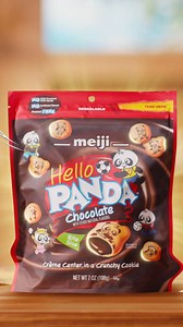 57 reactions | Experience a fun, bite-size treat with a crème center and a crunchy shell. Try Meiji Hello Panda™ today! | Meiji America | Facebook