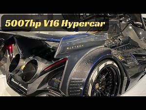 Devel Sixteen Prototype Hypercar V16 with 5007hp