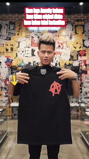 Kaos logo Anarchy terbaru#kaosoriginaldistro #kaospunkberkualitas #kaoshitampremium