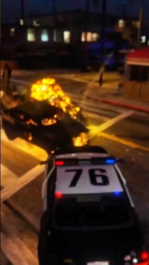 GTA5 POLICE mod Armored vehicle exploded! #gta5police #lspdfr #gtav #gta5mods #shorts