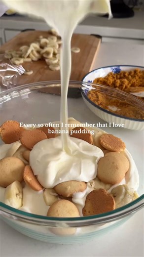 Banana pudding asmr | Baking asmr | banana pudding recipe | baking recipes