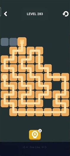 Block Blast One Line Level 283 Solution & Walkthrough | Puzzle Game (Android & iOS Shorts)