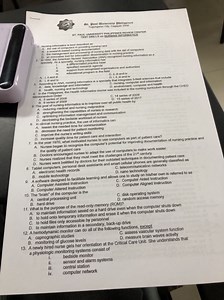 Nursing informatics is best described as:   A. the use of comp... | Filo