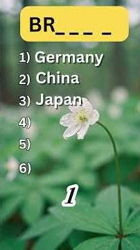 Can You Guess 6 Countries Using Only 2 Letters? 🌍#quiz #challenge #CountryQuiz #Shorts