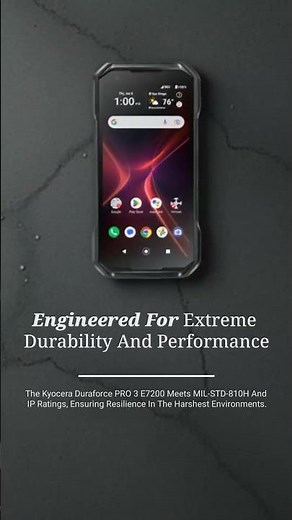 Meet the Kyocera DuraForce PRO 3 E7200 5G